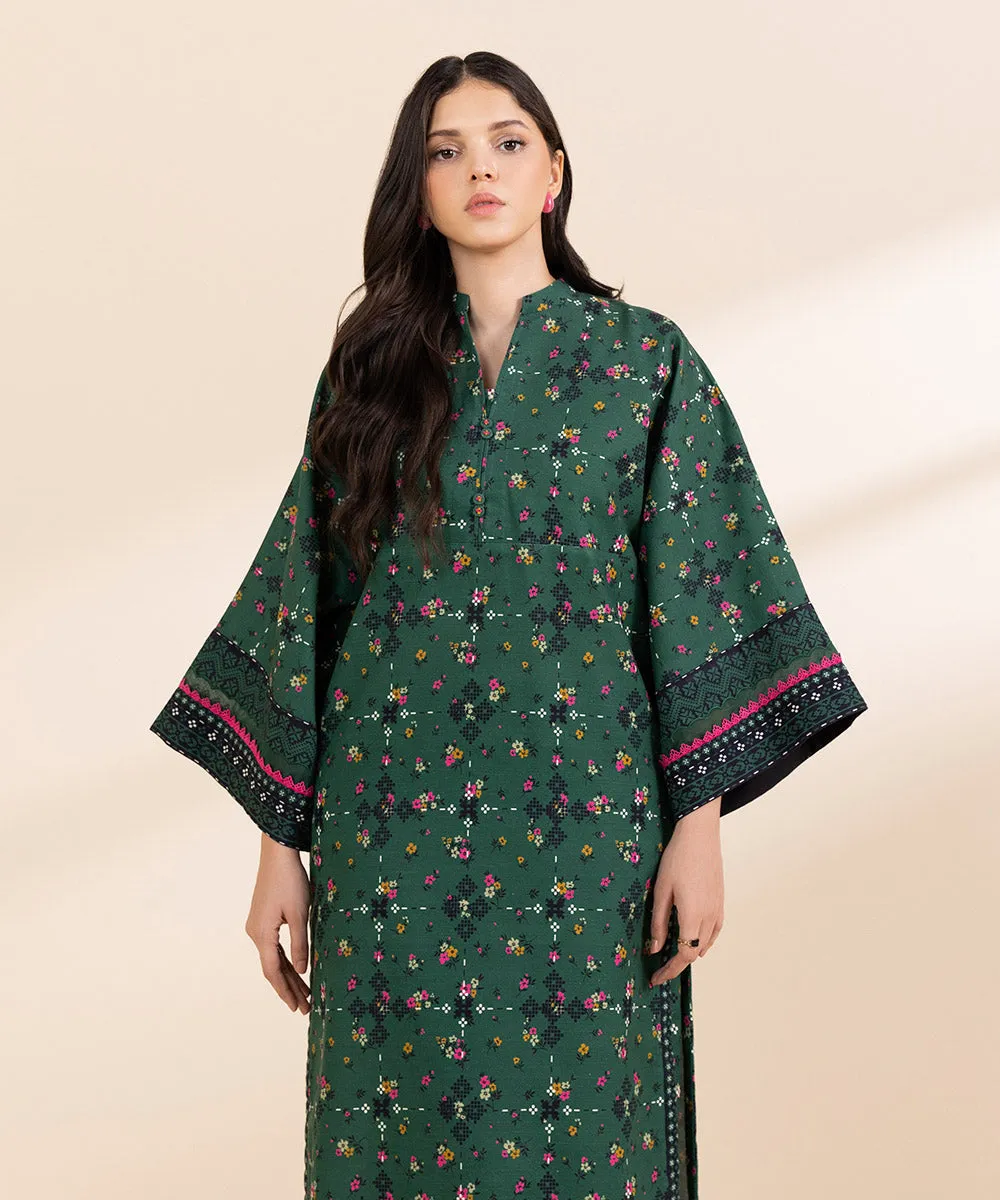 2 Piece - Printed Light Khaddar Suit