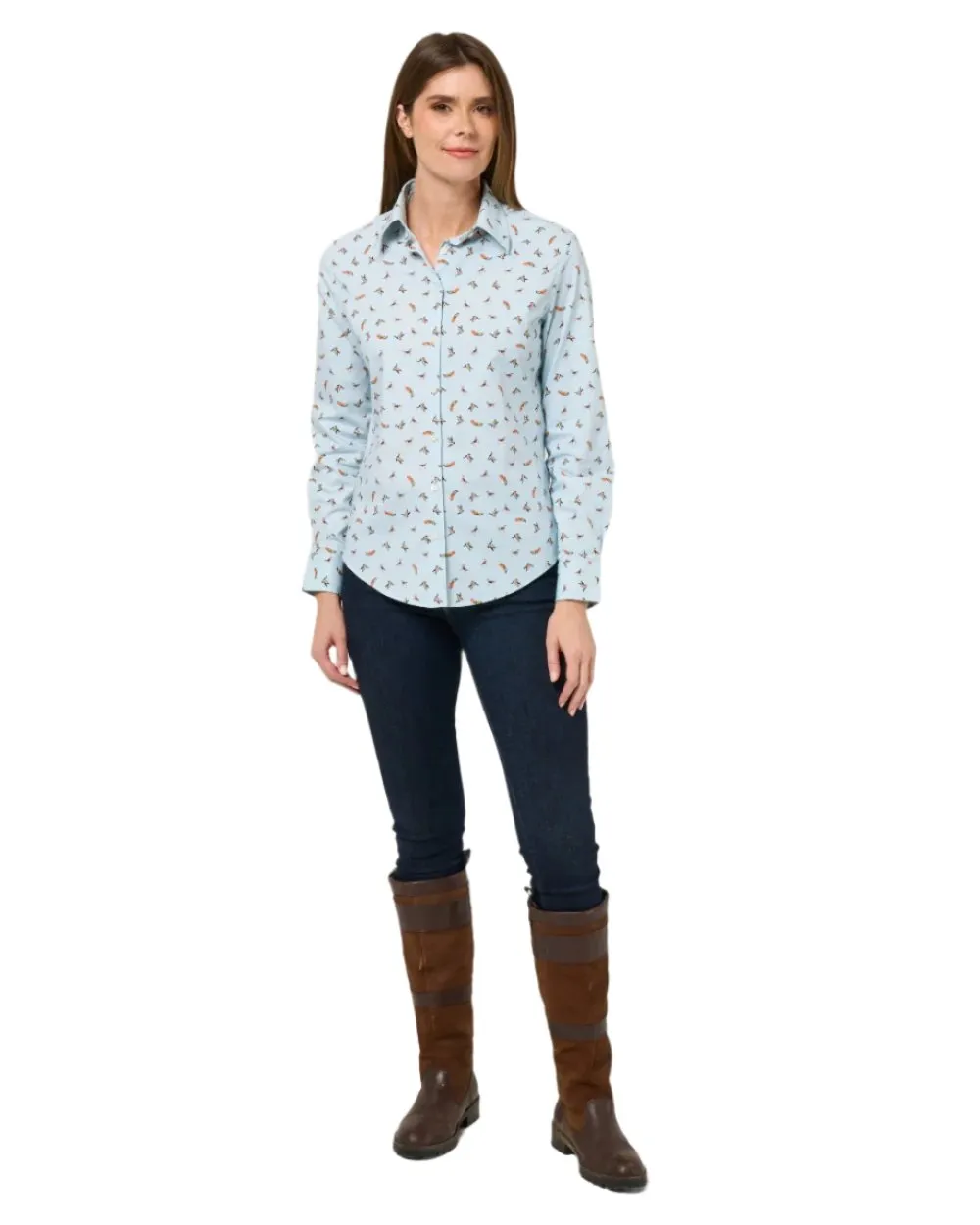 Alan Paine Ladies Lawen Printed Shirt