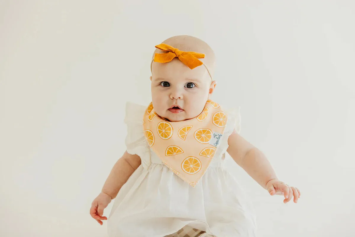 Baby Bandana Bibs - Clementine