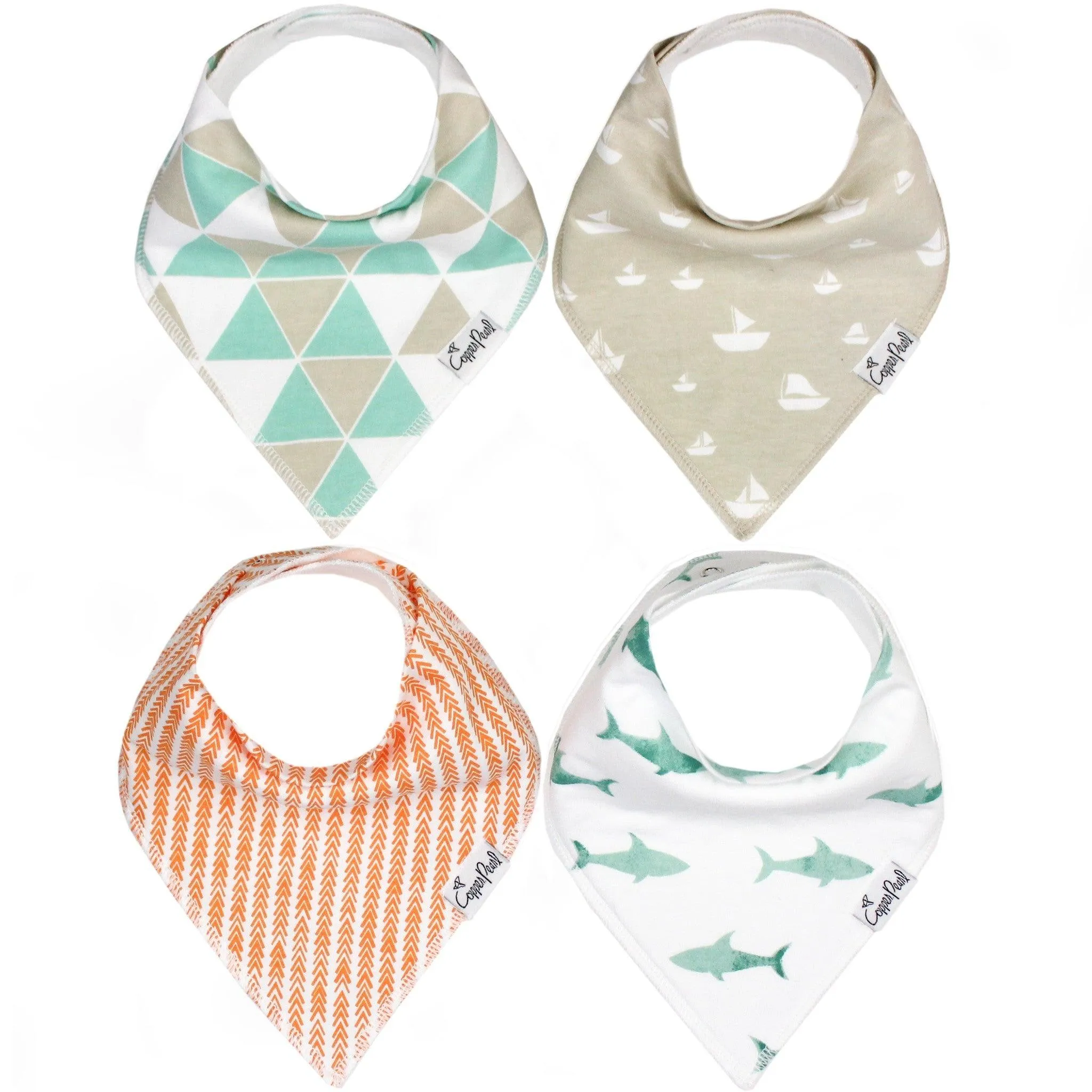 Baby Bandana Bibs - Pacific