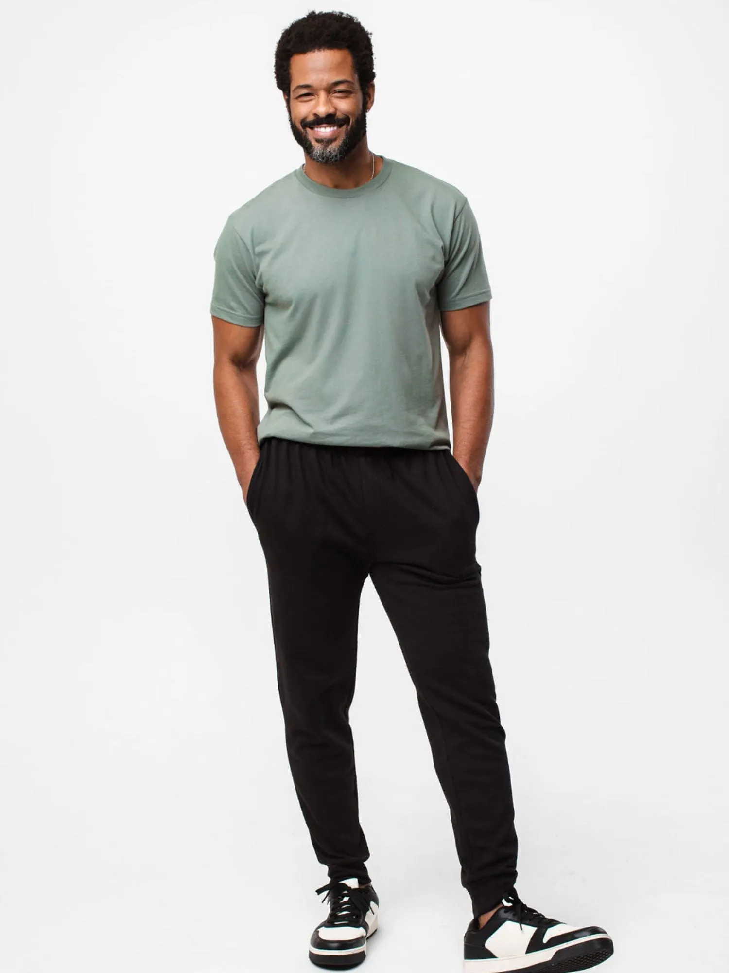 Black   Mercury Green Fleece Sweatpants Foundation 2-Pack