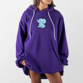 Blue Elephant Giant Hoodie