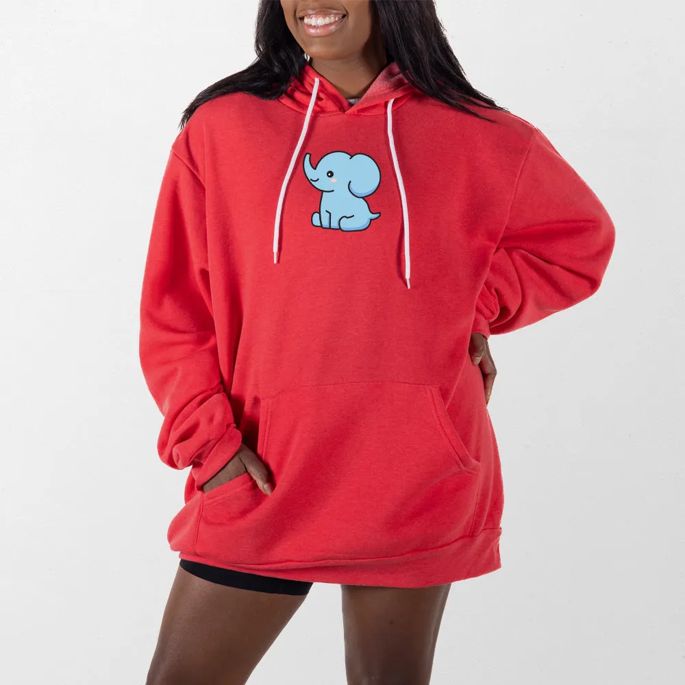 Blue Elephant Giant Hoodie