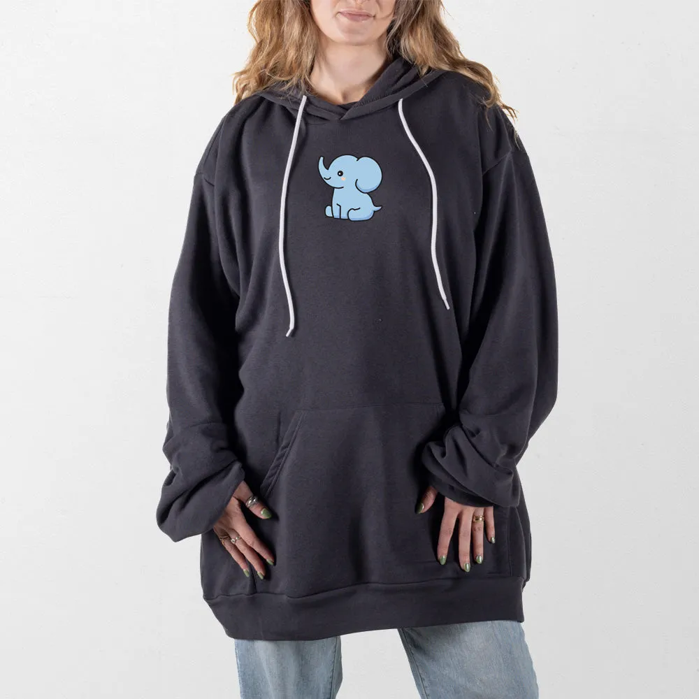 Blue Elephant Giant Hoodie