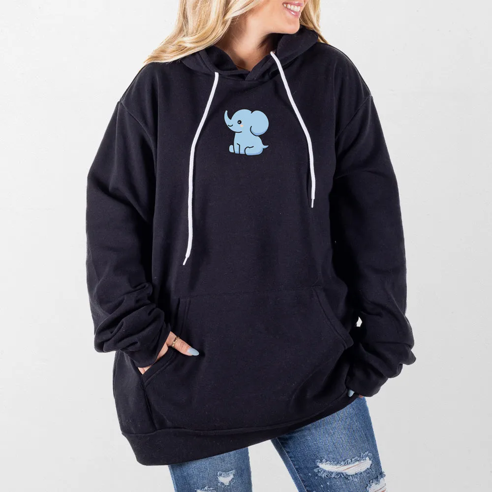 Blue Elephant Giant Hoodie