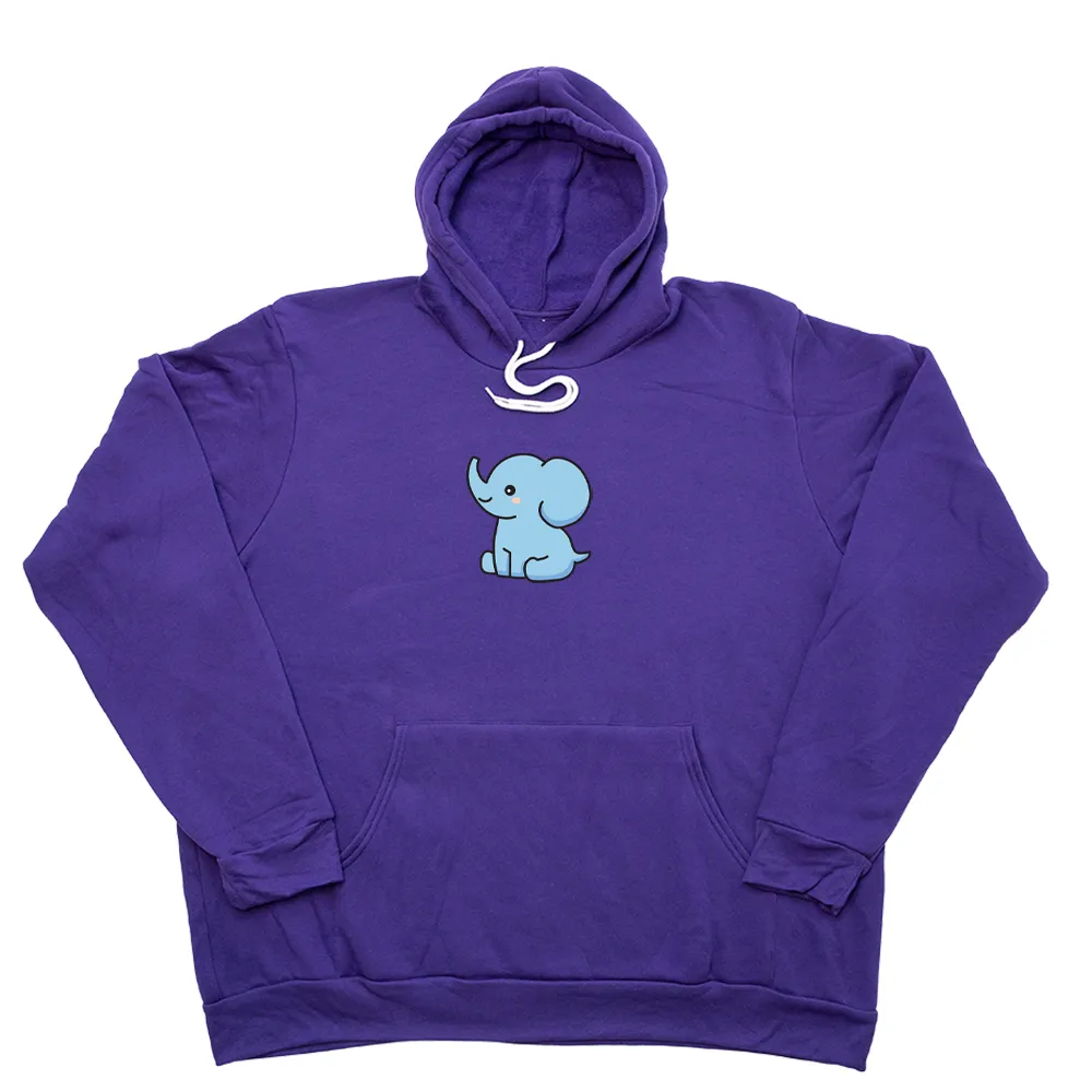 Blue Elephant Giant Hoodie