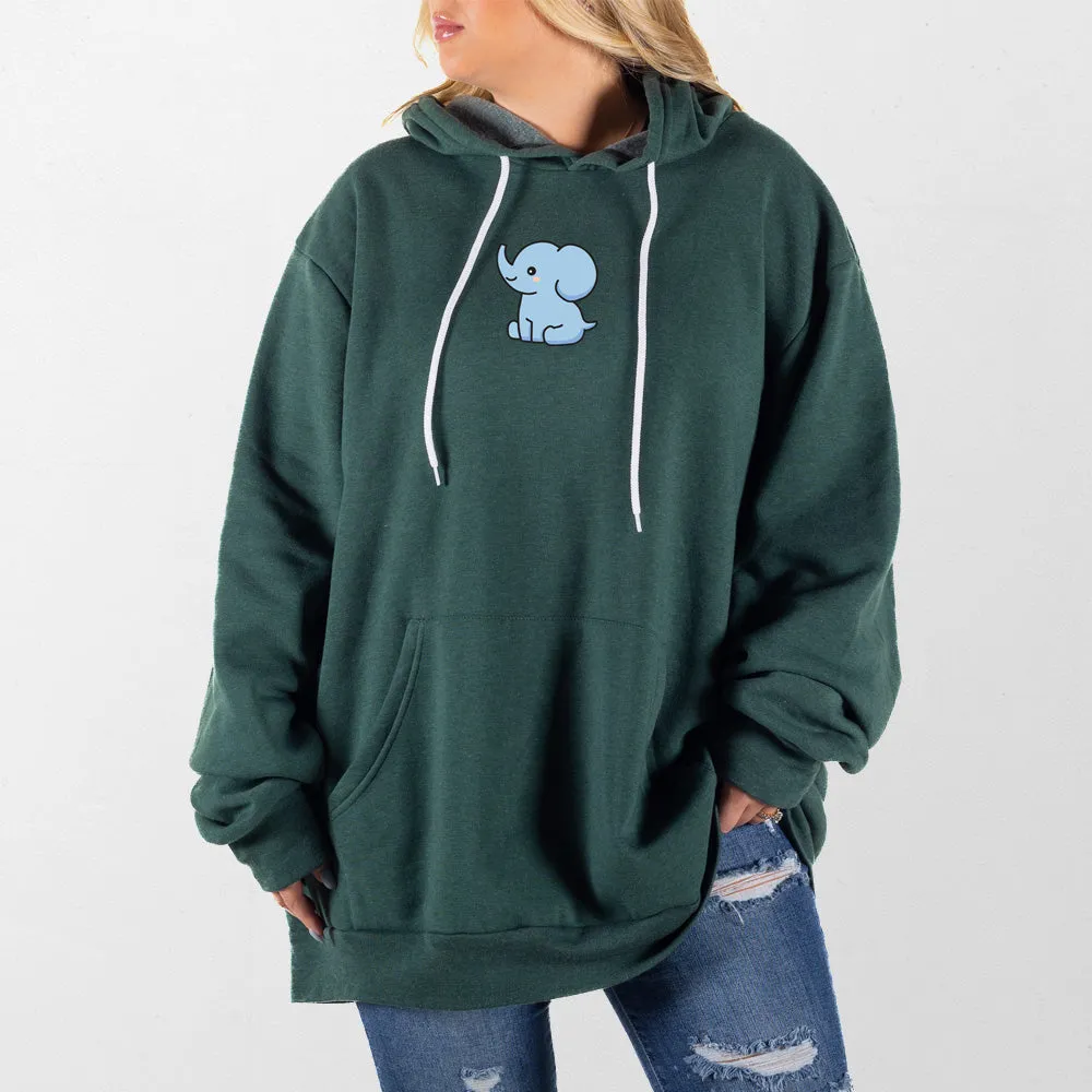 Blue Elephant Giant Hoodie