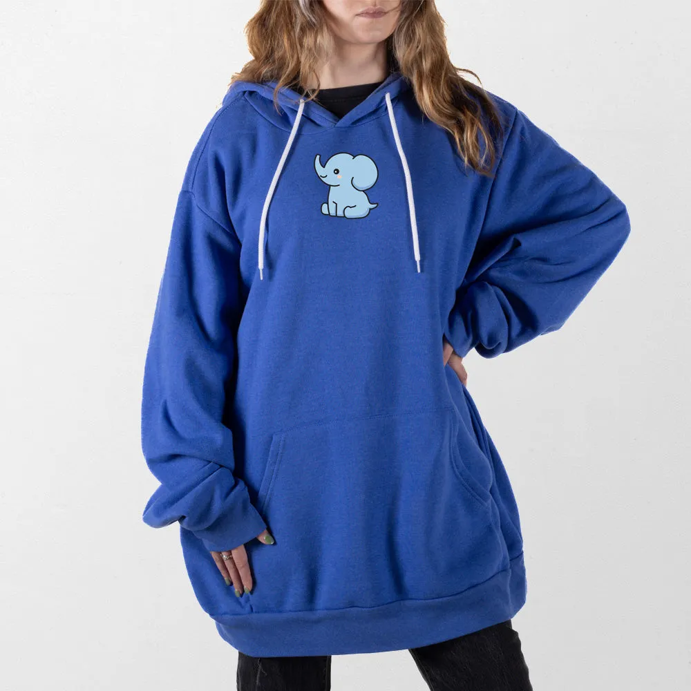 Blue Elephant Giant Hoodie