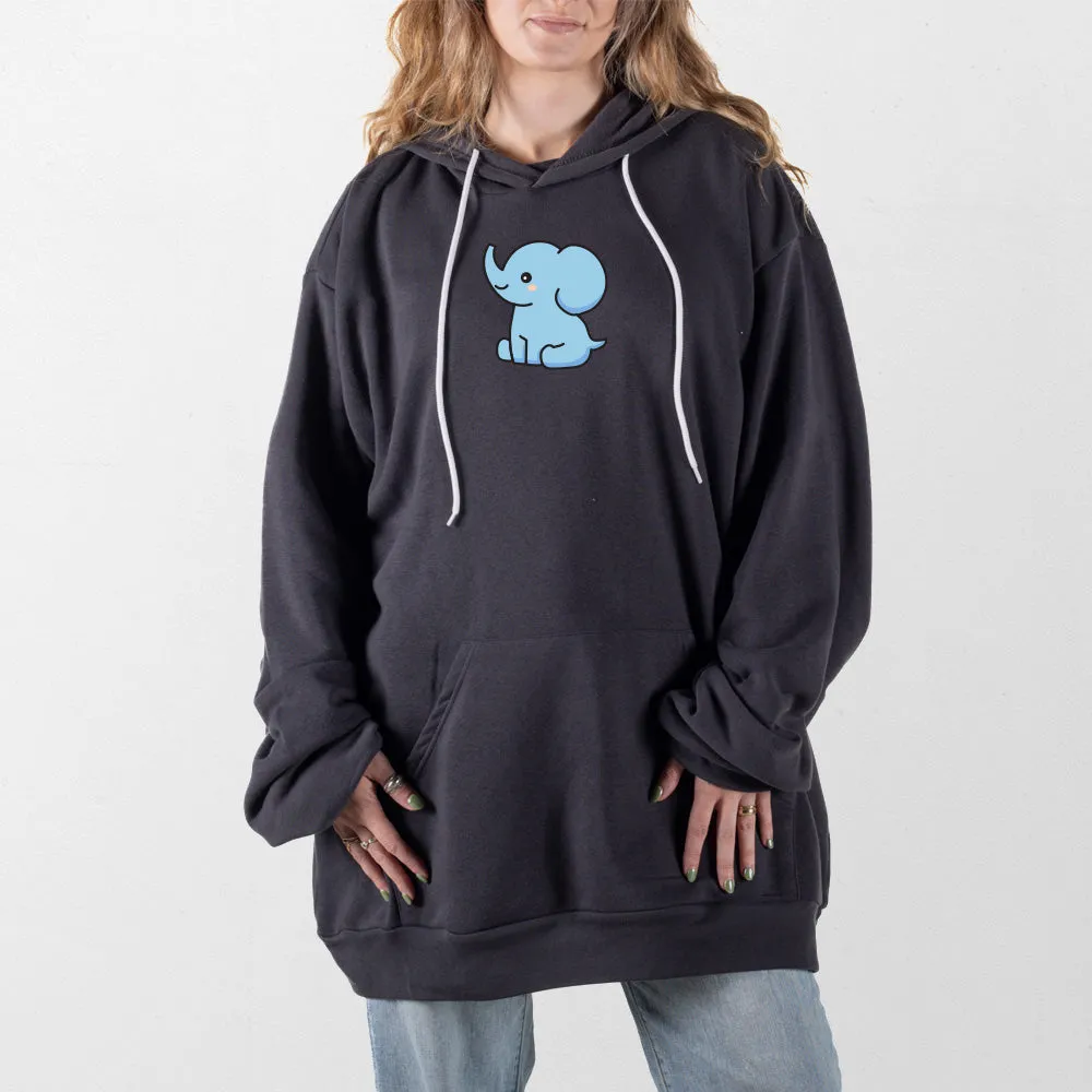 Blue Elephant Giant Hoodie