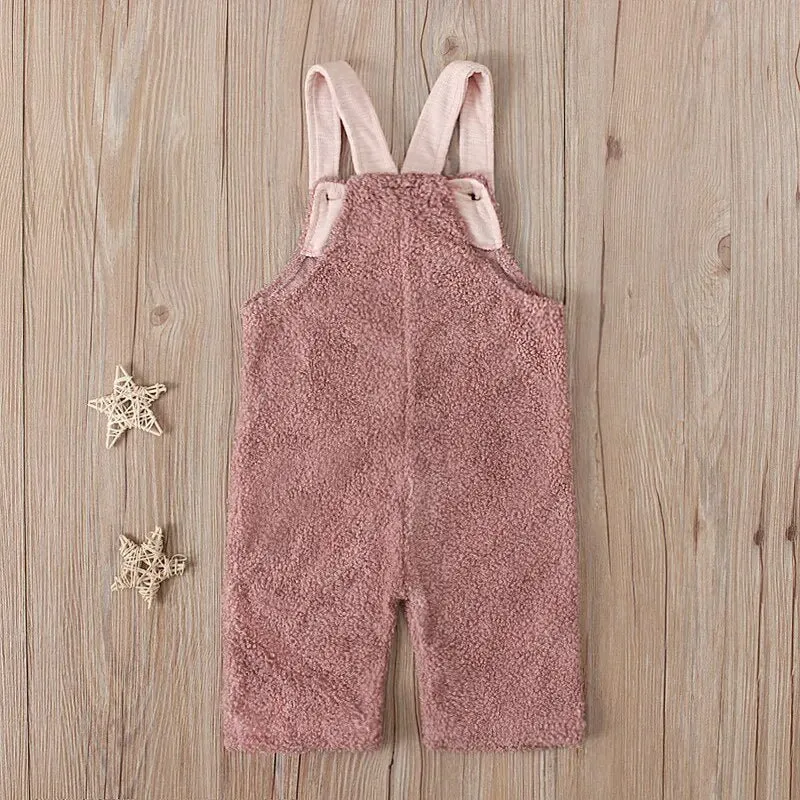 Cozy Kids' Fleece Jumpsuit with Big Pockets