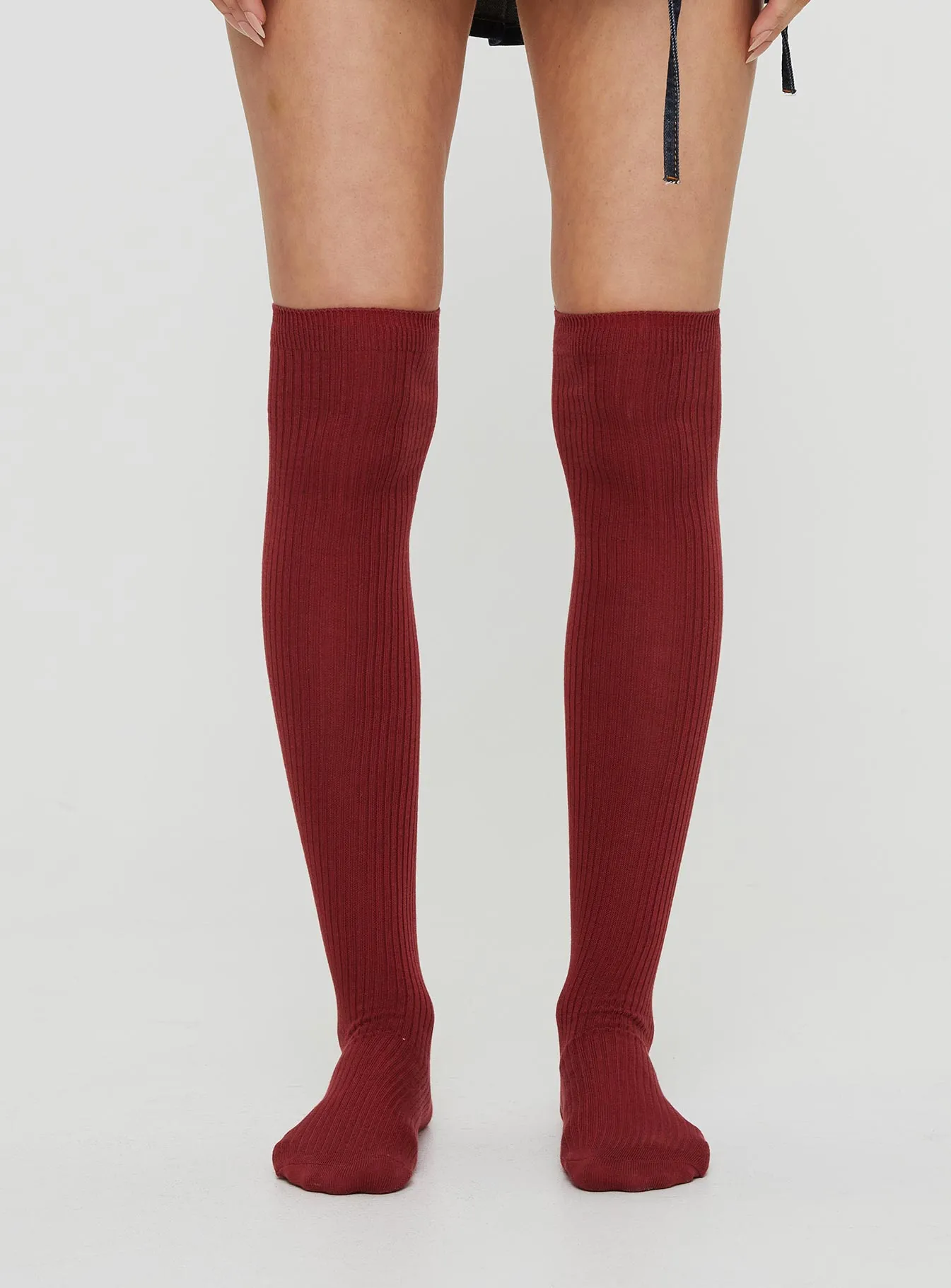 Enslee Stockings Burgundy