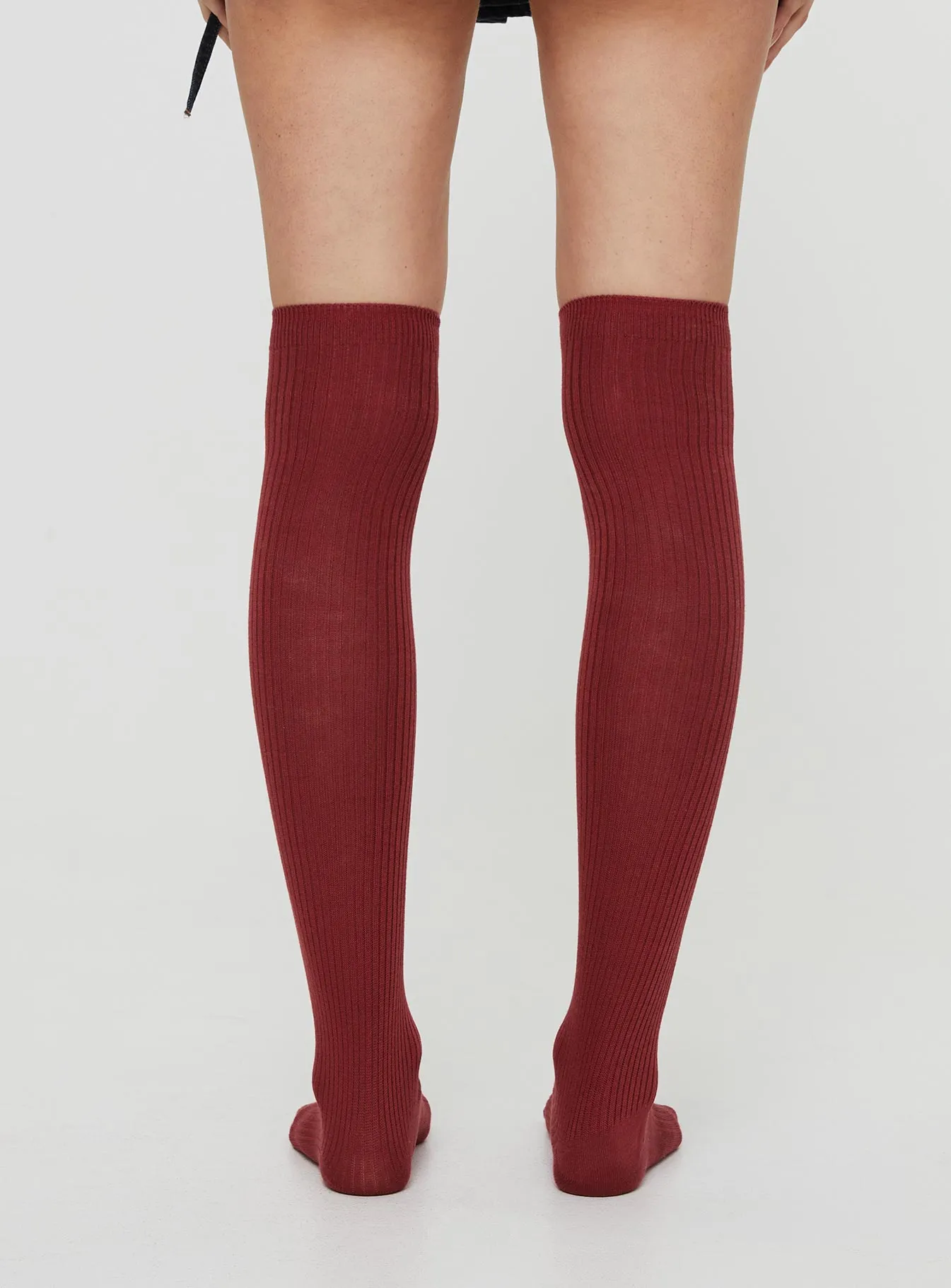 Enslee Stockings Burgundy