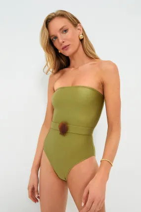 Green Dune La Mer Strapless Swimsuit