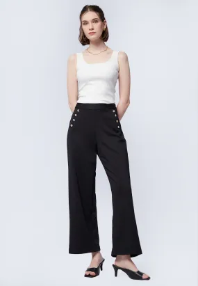 High Waist Wide Leg Trousers