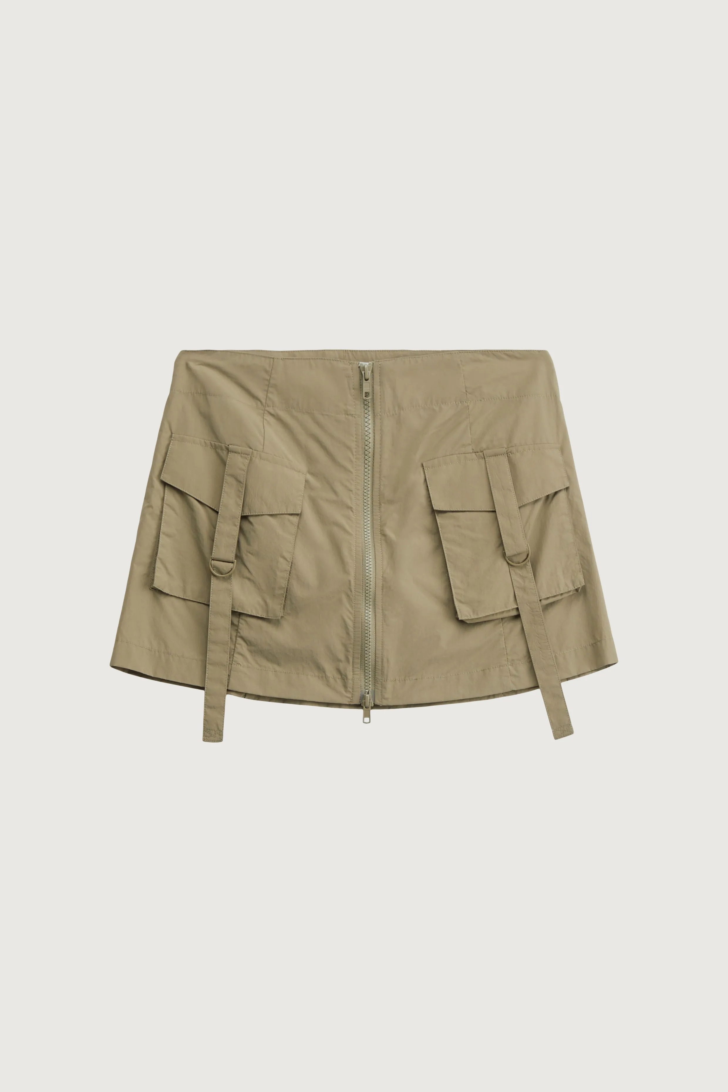 MINI NYLON CARGO SKIRT