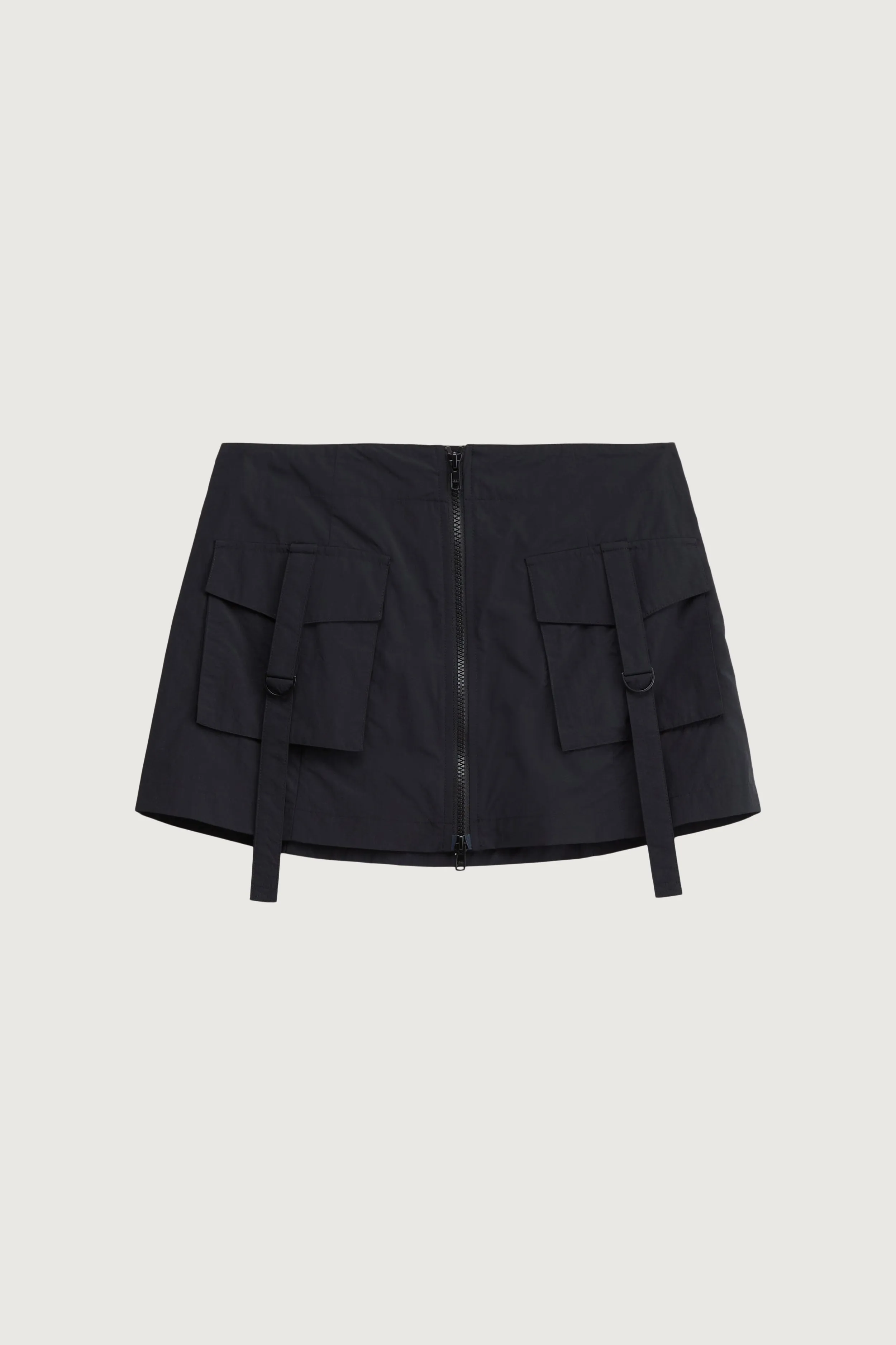 MINI NYLON CARGO SKIRT