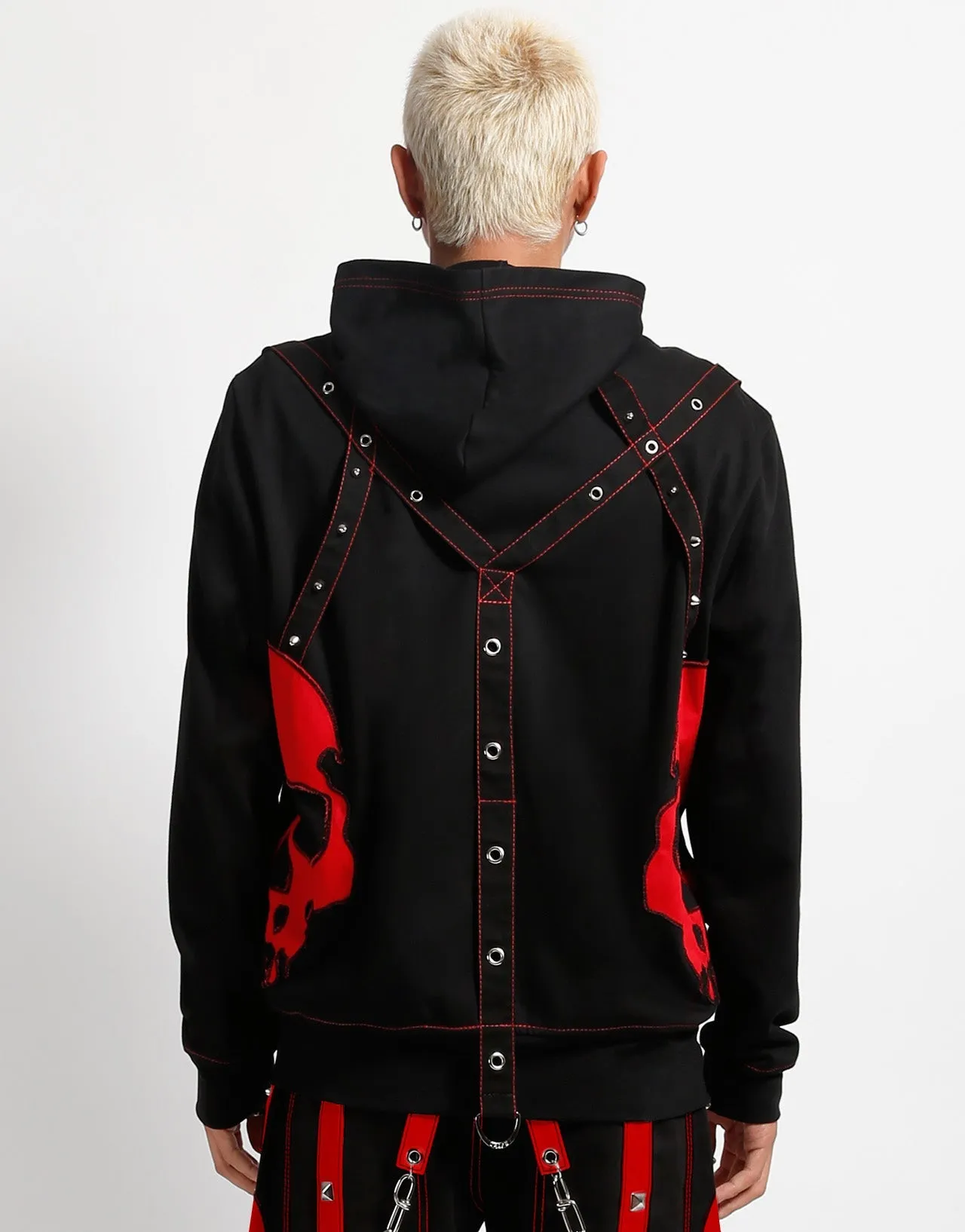 SCARE HOODY RED