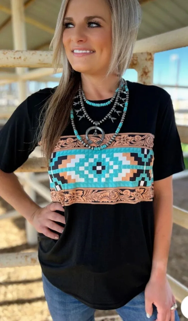 The Amarillo Days Aztec Top