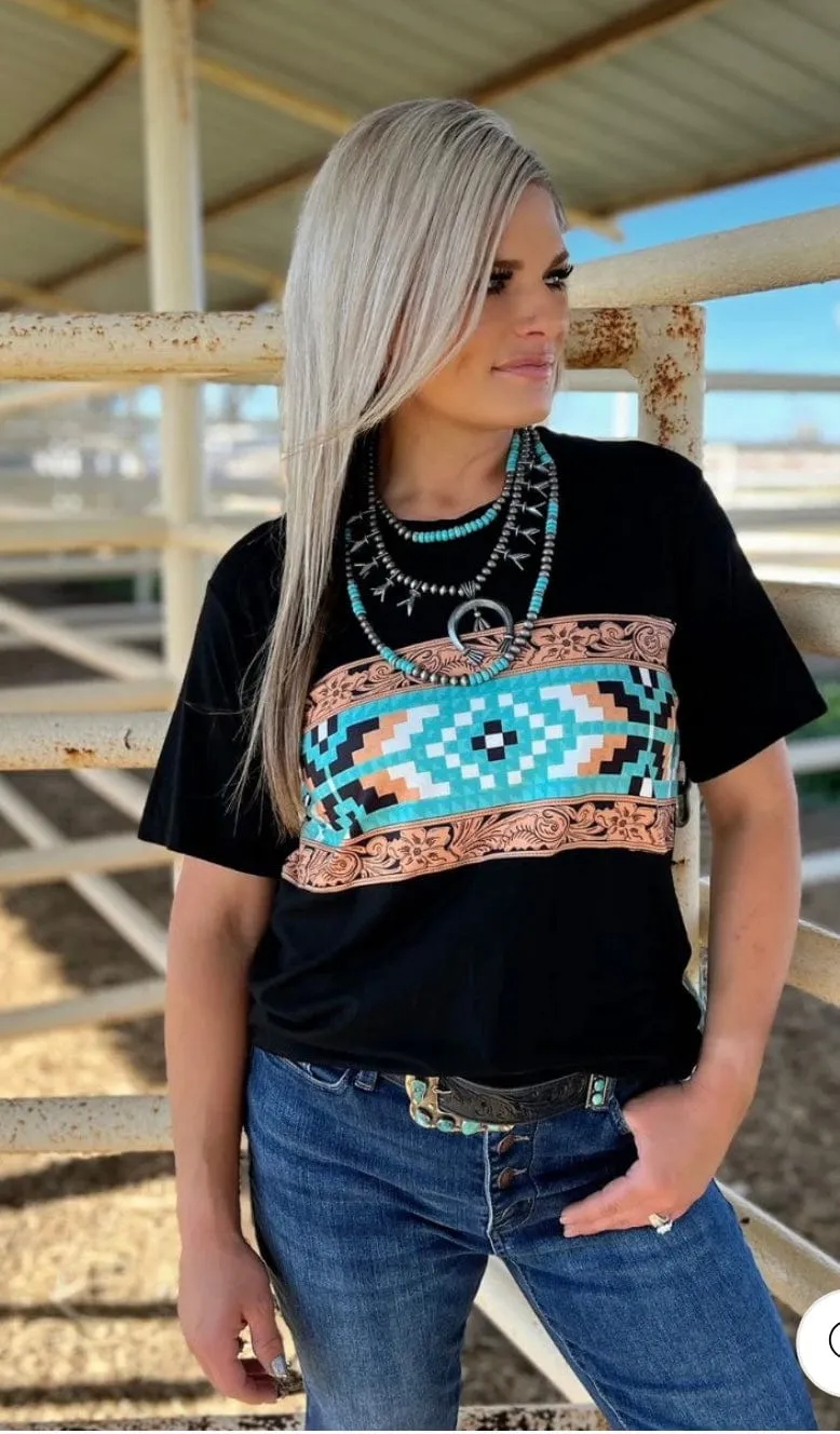 The Amarillo Days Aztec Top