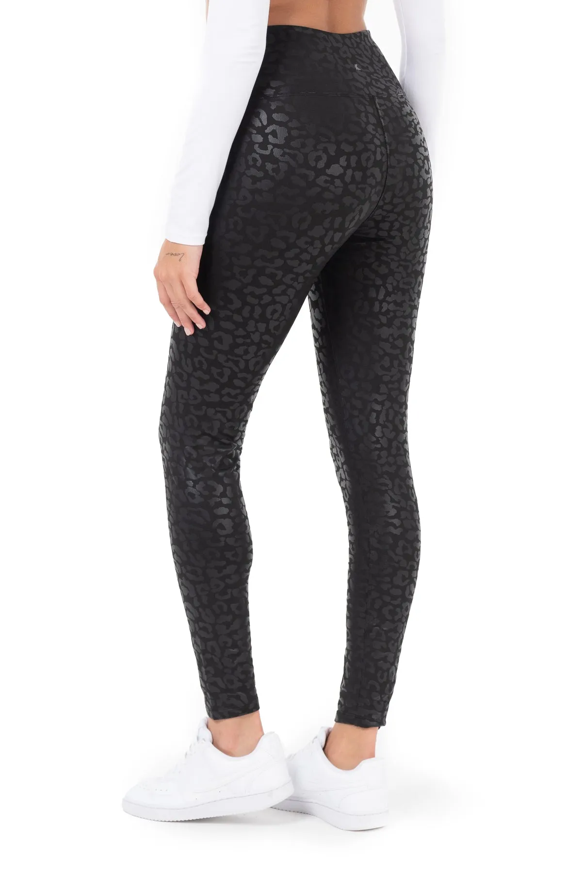 Ultra High-Waist Inner Brushed Printed Leggings