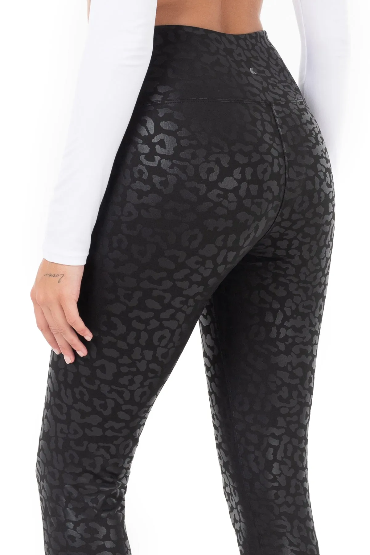 Ultra High-Waist Inner Brushed Printed Leggings