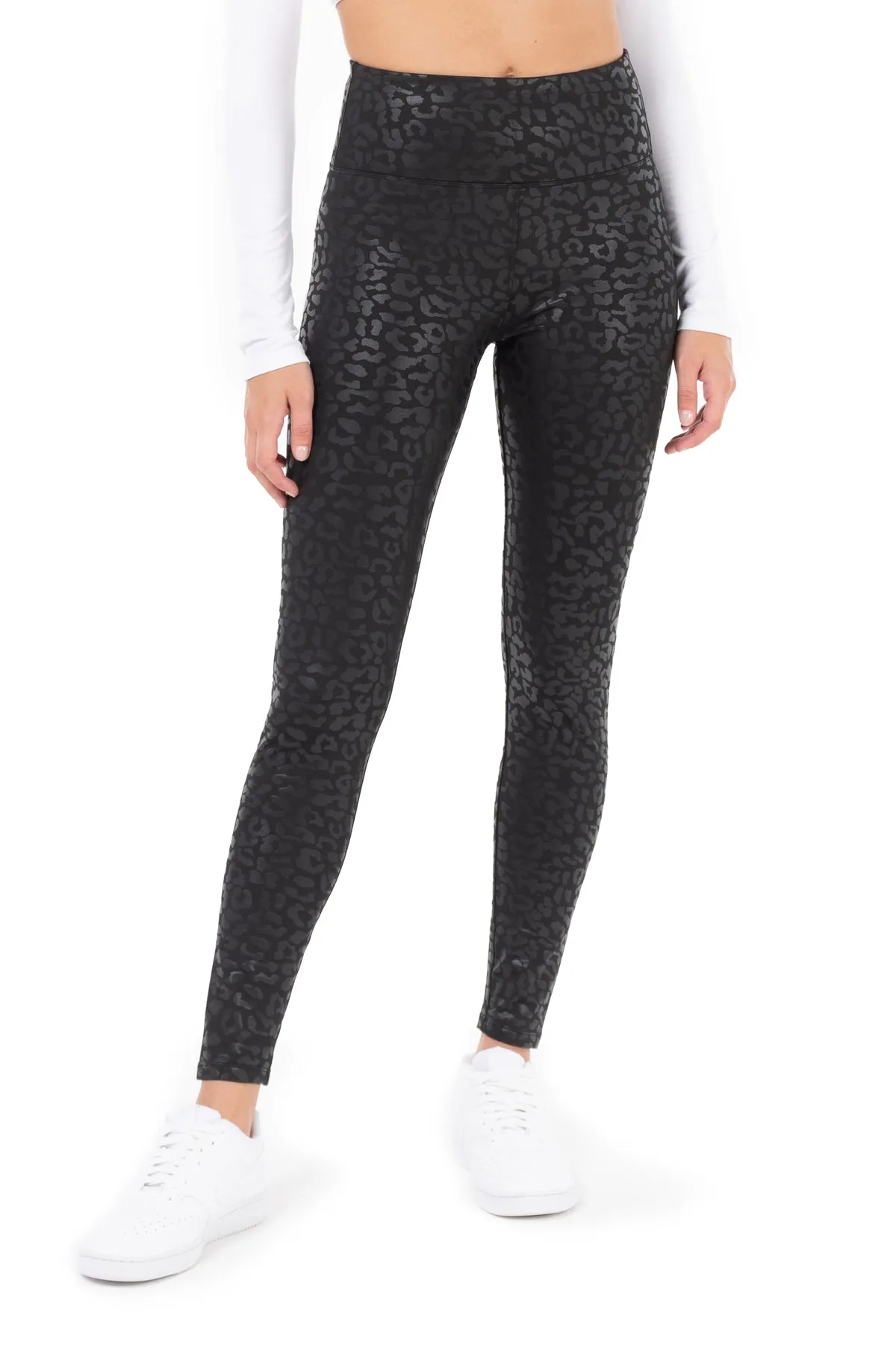 Ultra High-Waist Inner Brushed Printed Leggings