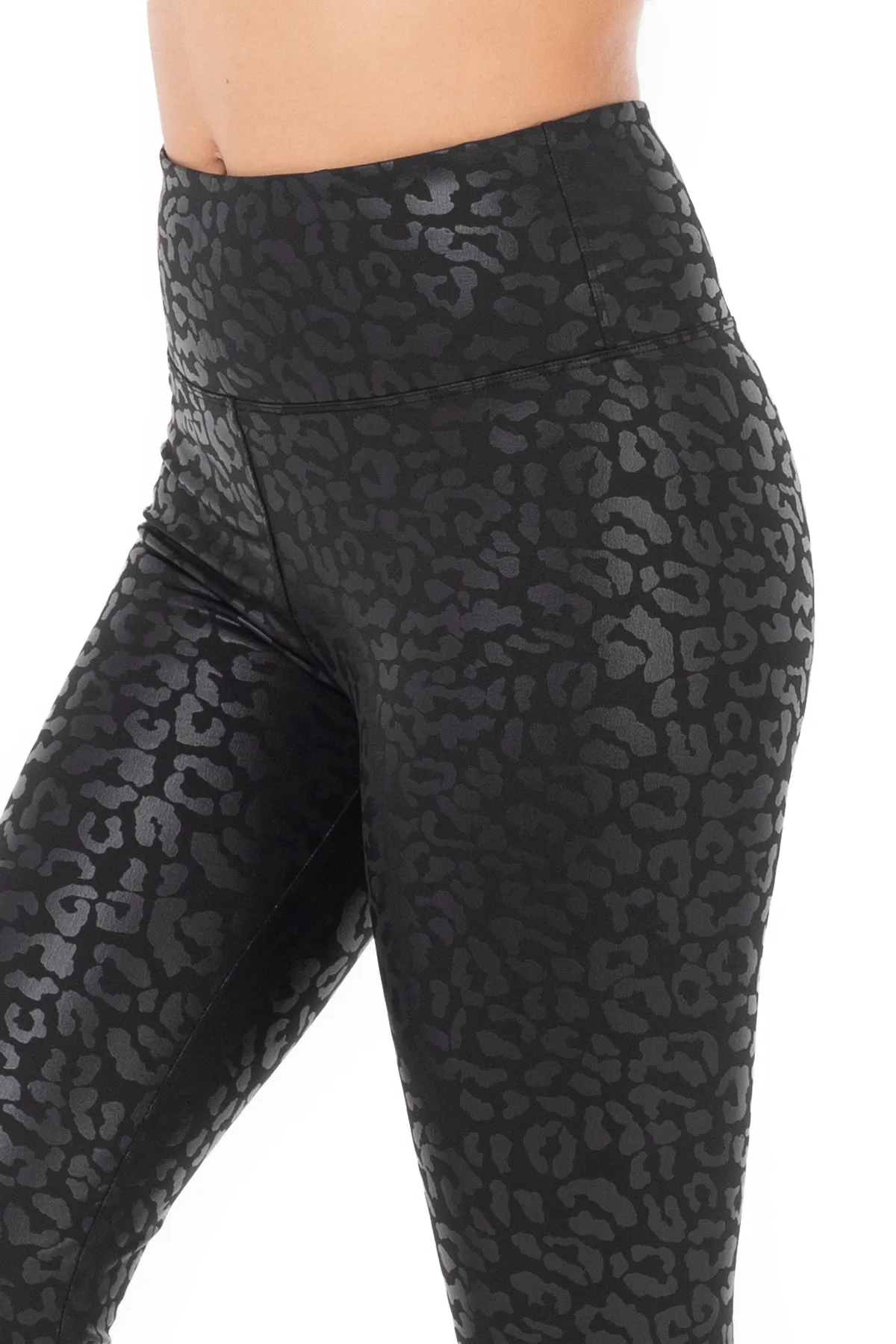 Ultra High-Waist Inner Brushed Printed Leggings